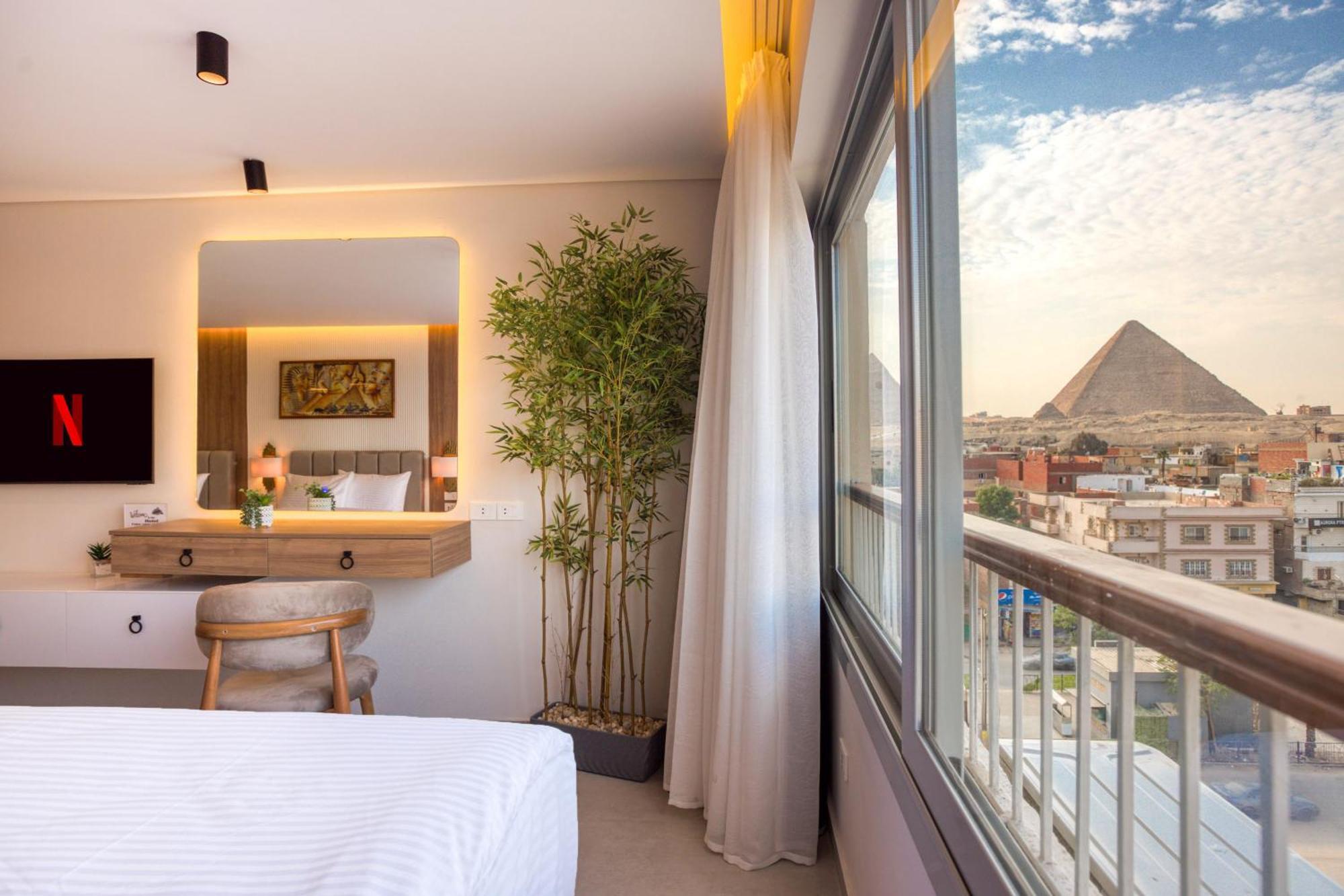 Galaxy Pyramids View Inn Kafrat al Jabal Exterior photo
