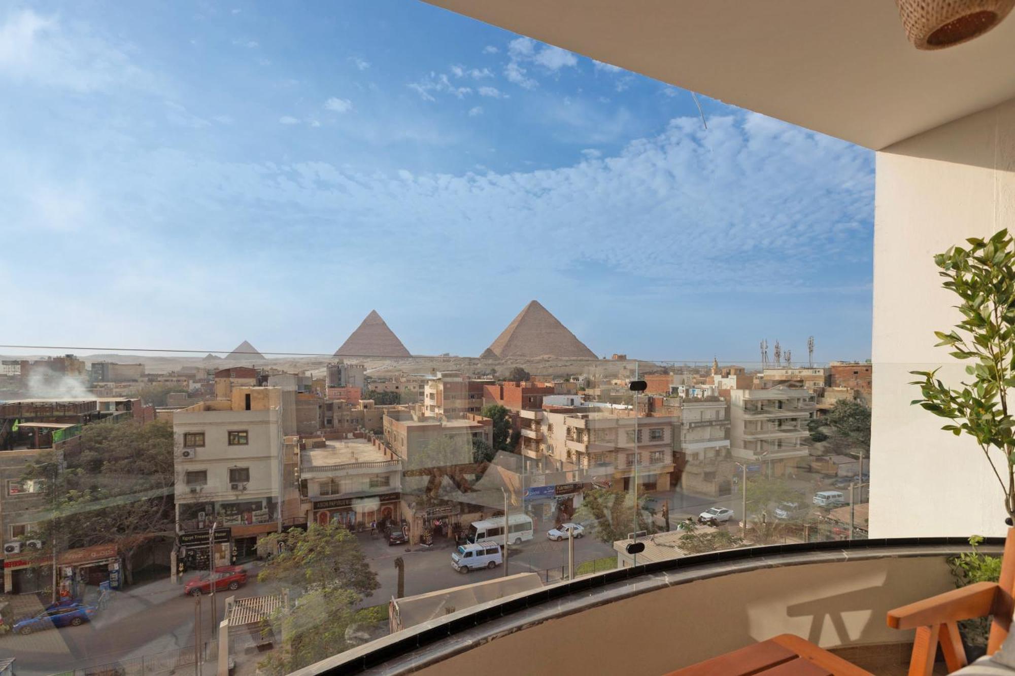 Galaxy Pyramids View Inn Kafrat al Jabal Exterior photo